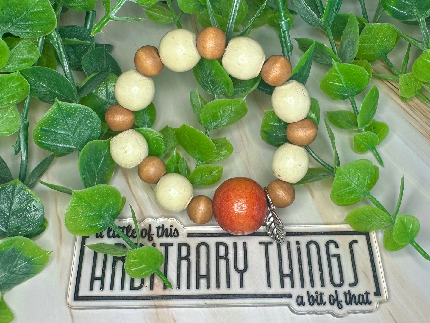 Wooden Apple Kid Bracelet