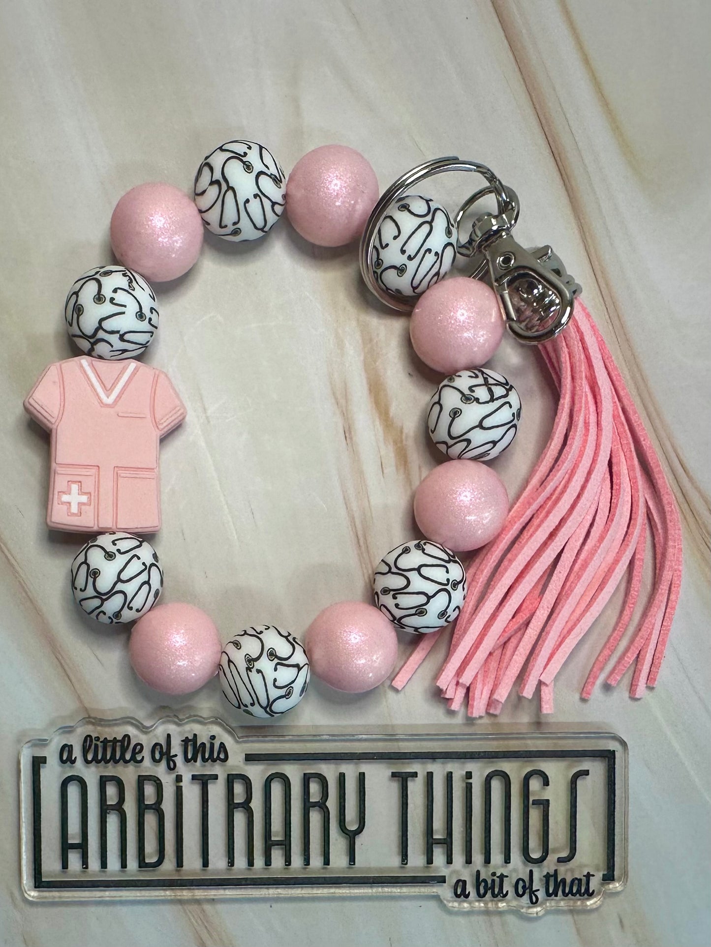 Rose Good Scrub Wristlet