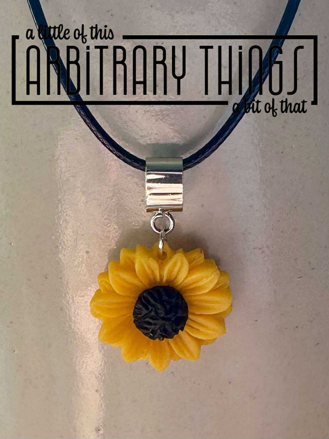 Sunflower Pendant Necklace