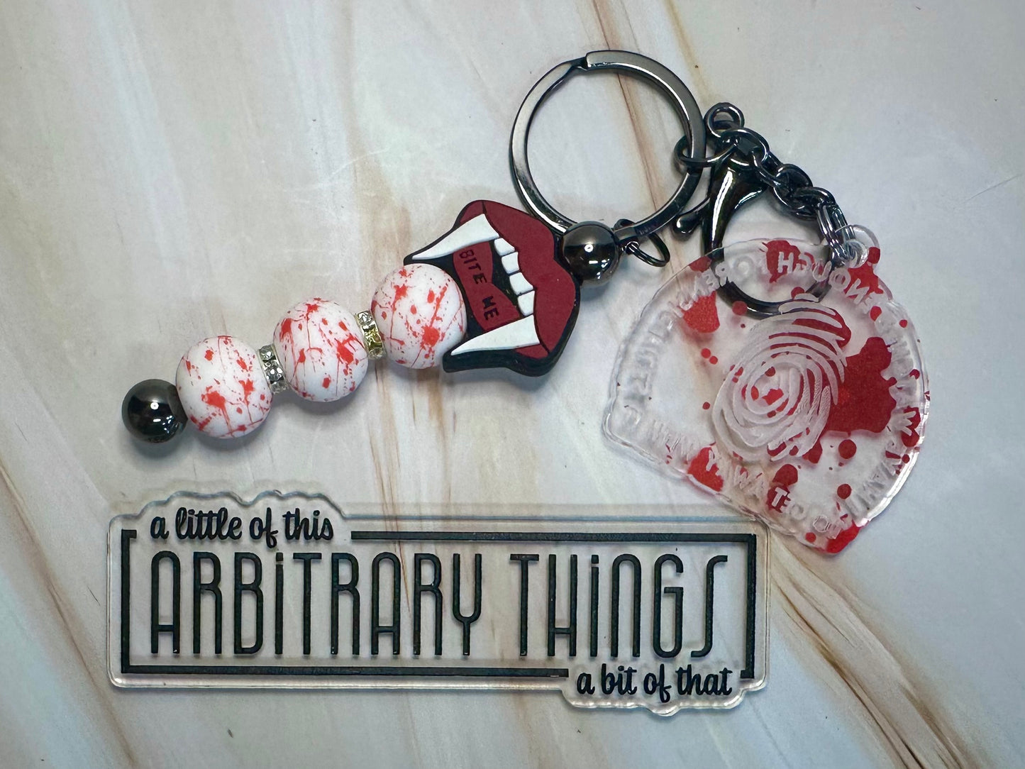 Bite Me Keychain
