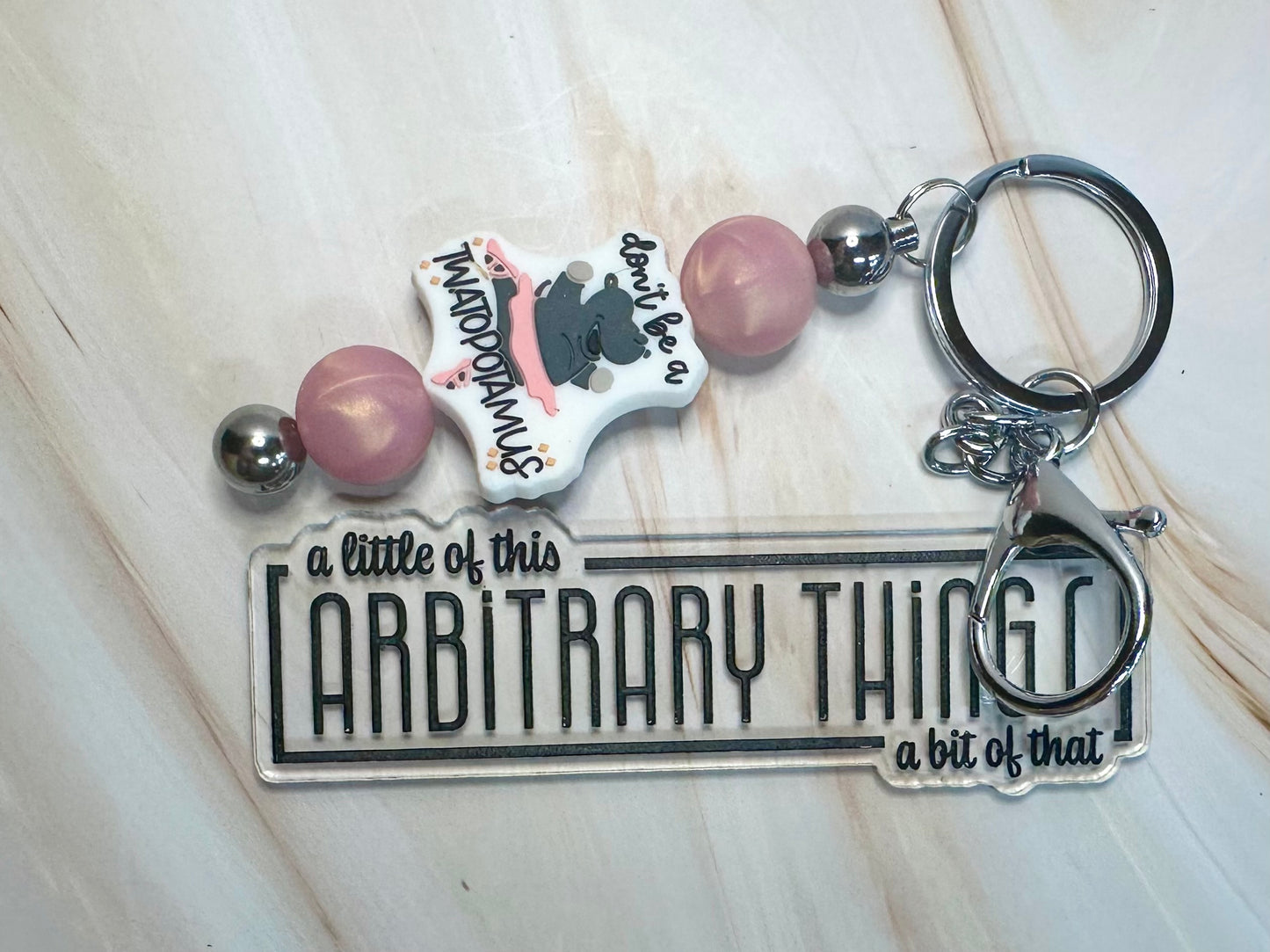 Don't Be A Tw*t Keychain