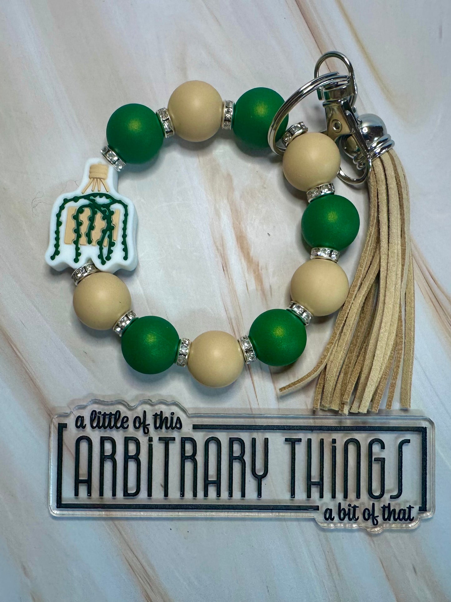 String of Pearls Wristlet.