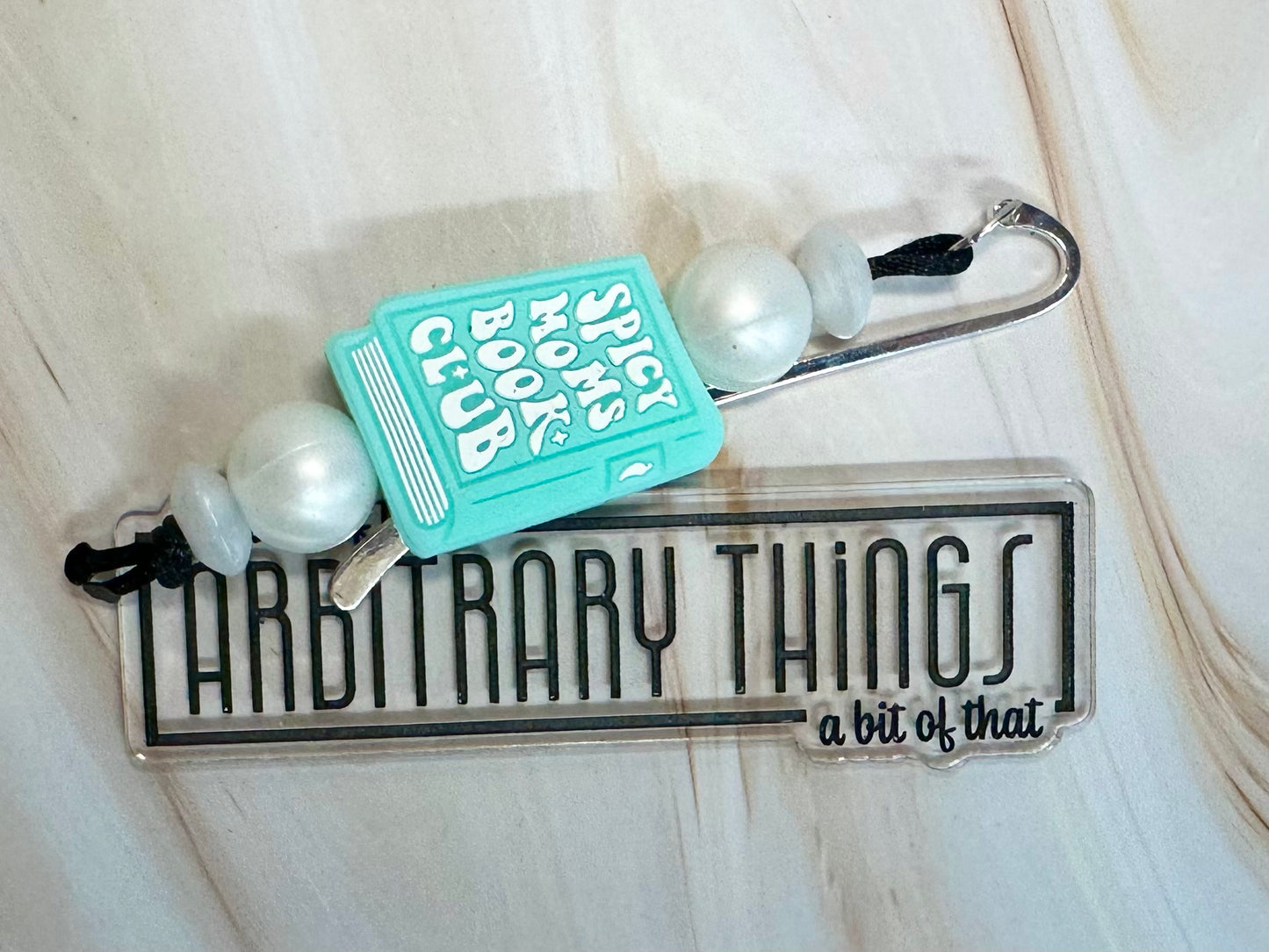 Spicy Moms Book Club Bookmark