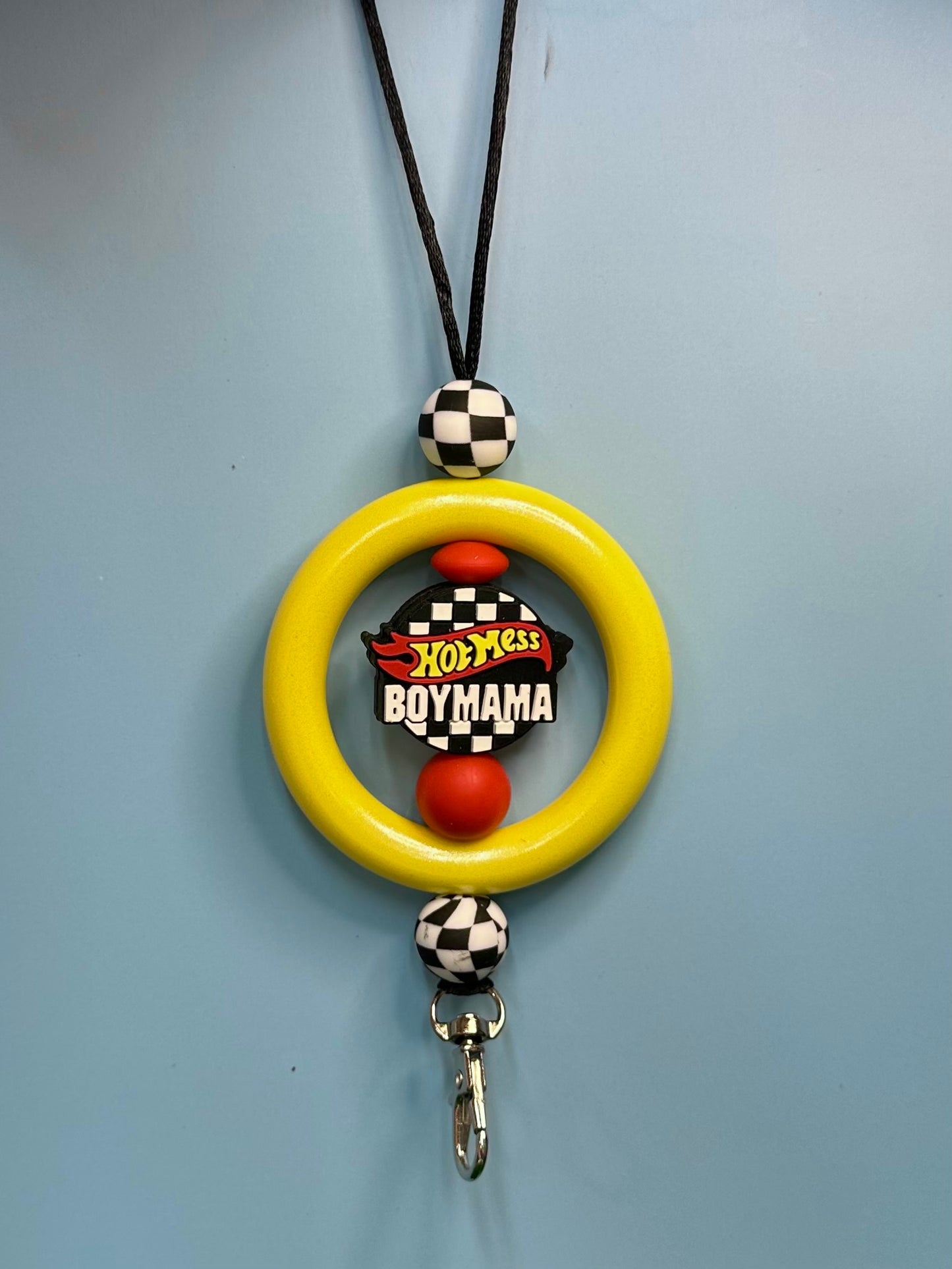 Hot Mess Boy Mama Freshie Hanger