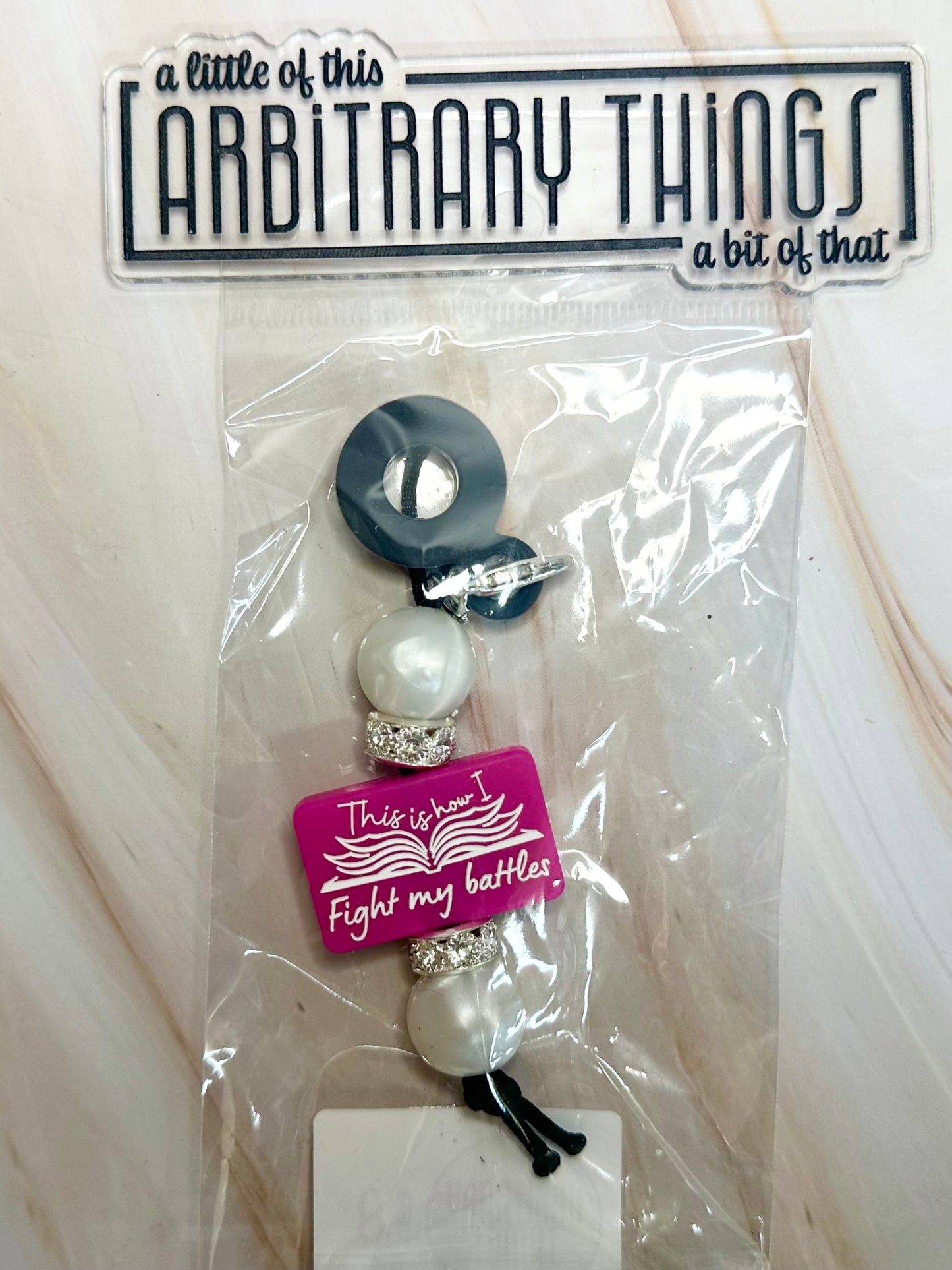 Fight Battles Straw Charm