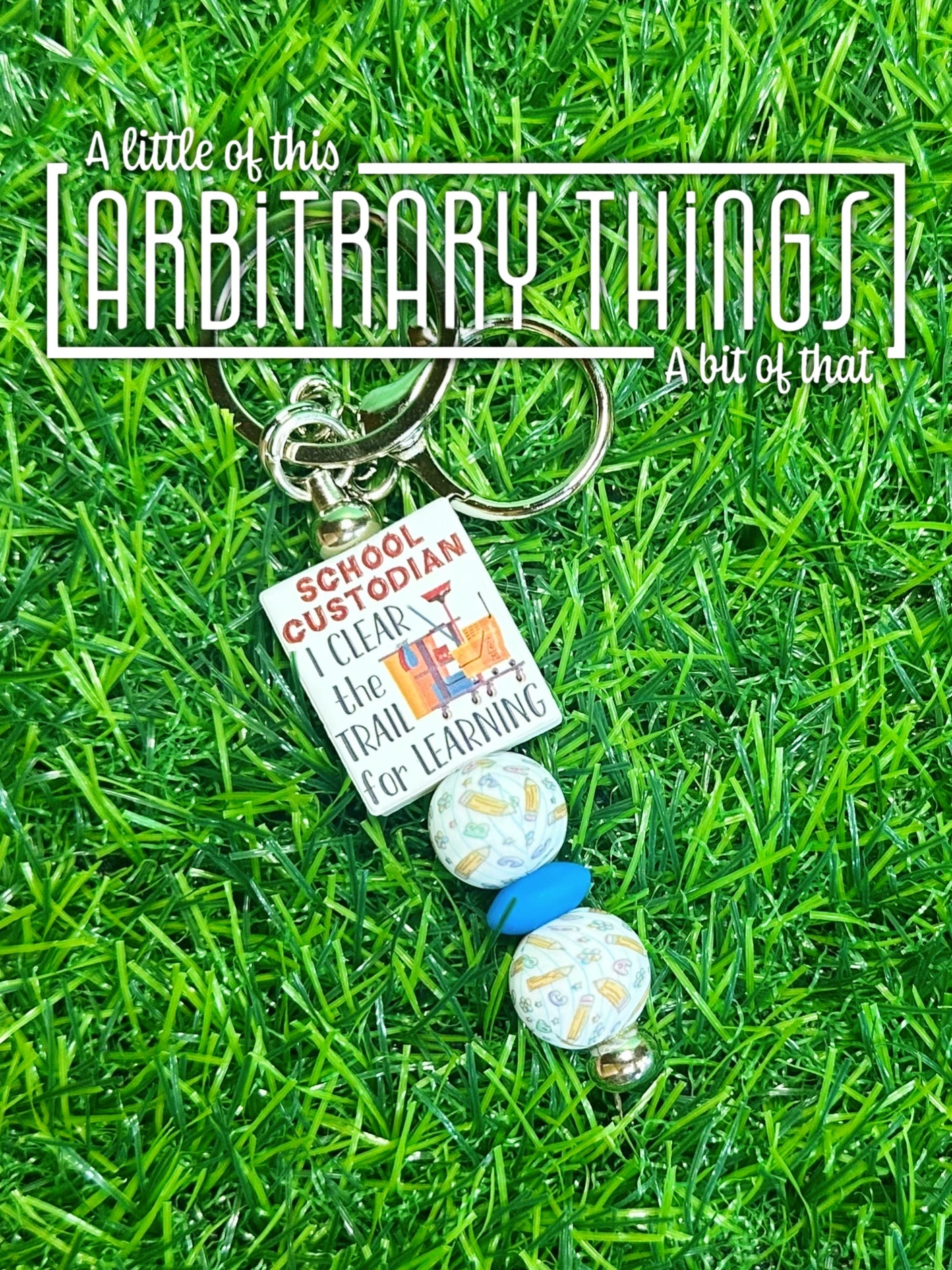 School Custodian Keychain