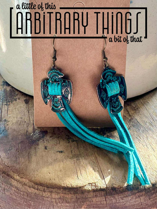 Thunderbird Tassel Earrings