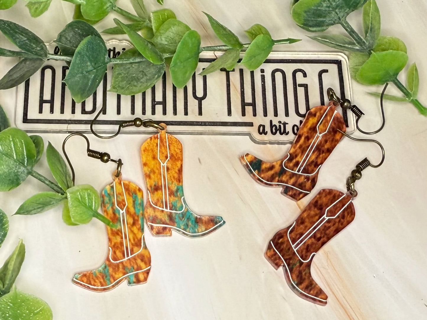 Acrylic Western Boots