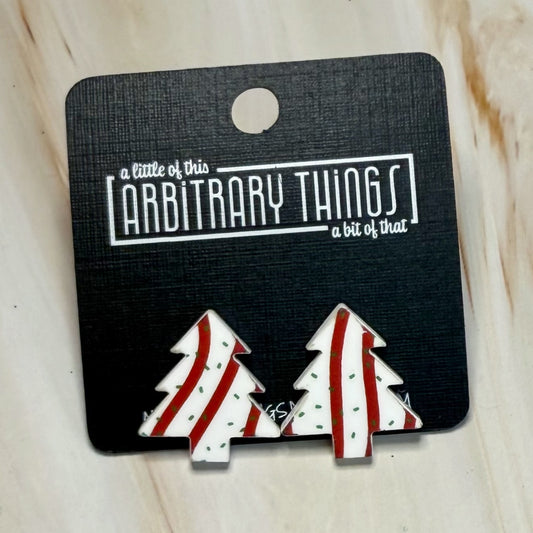 Christmas Tree Cake Studs