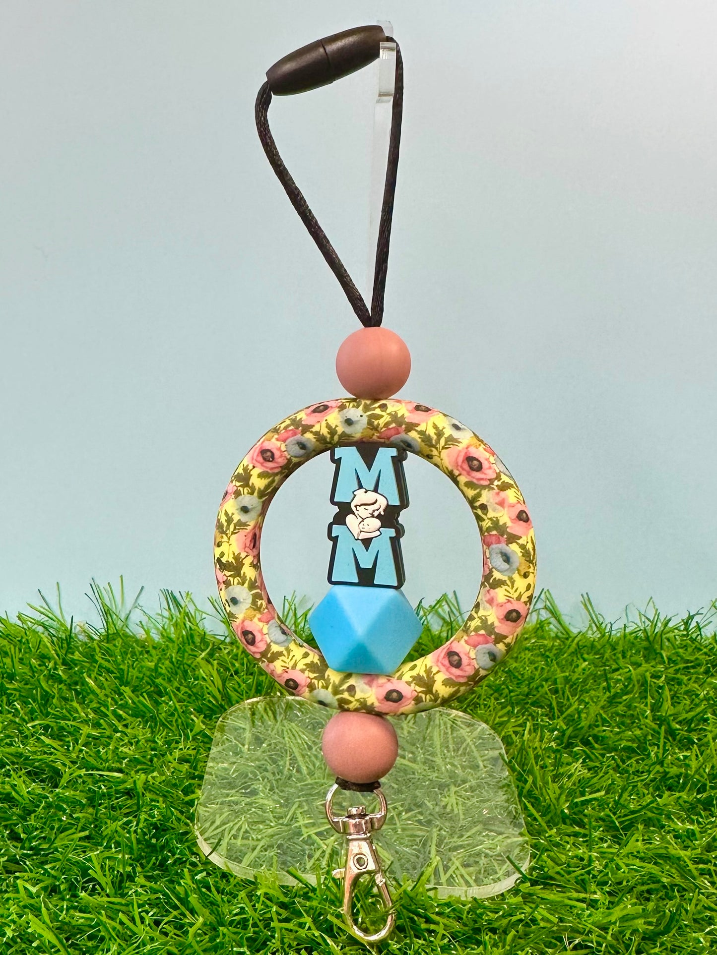 Blue Mom Freshie Hanger