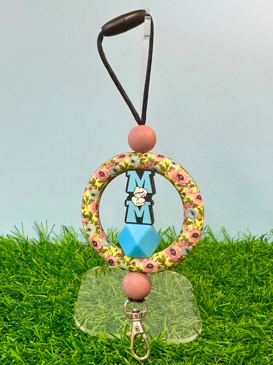 Blue Mom Freshie Hanger