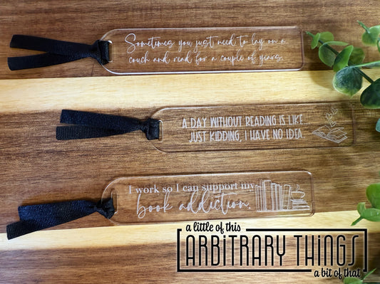 Funny Acrylic Bookmarks