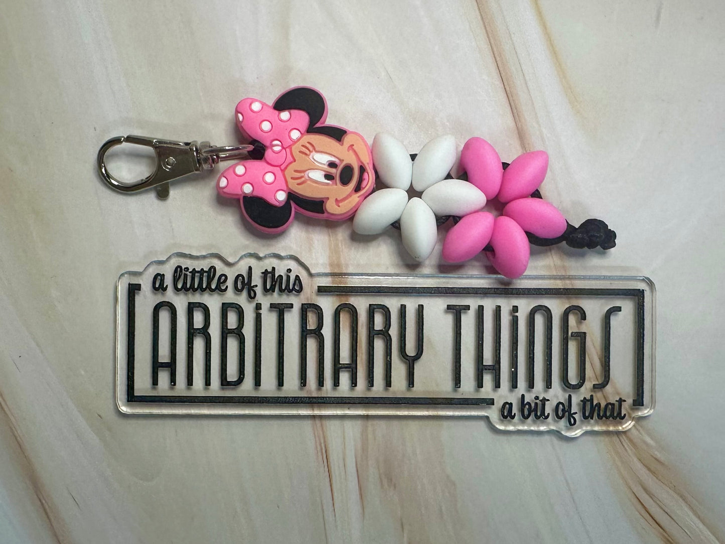 Girl Mouse Zipper Pull