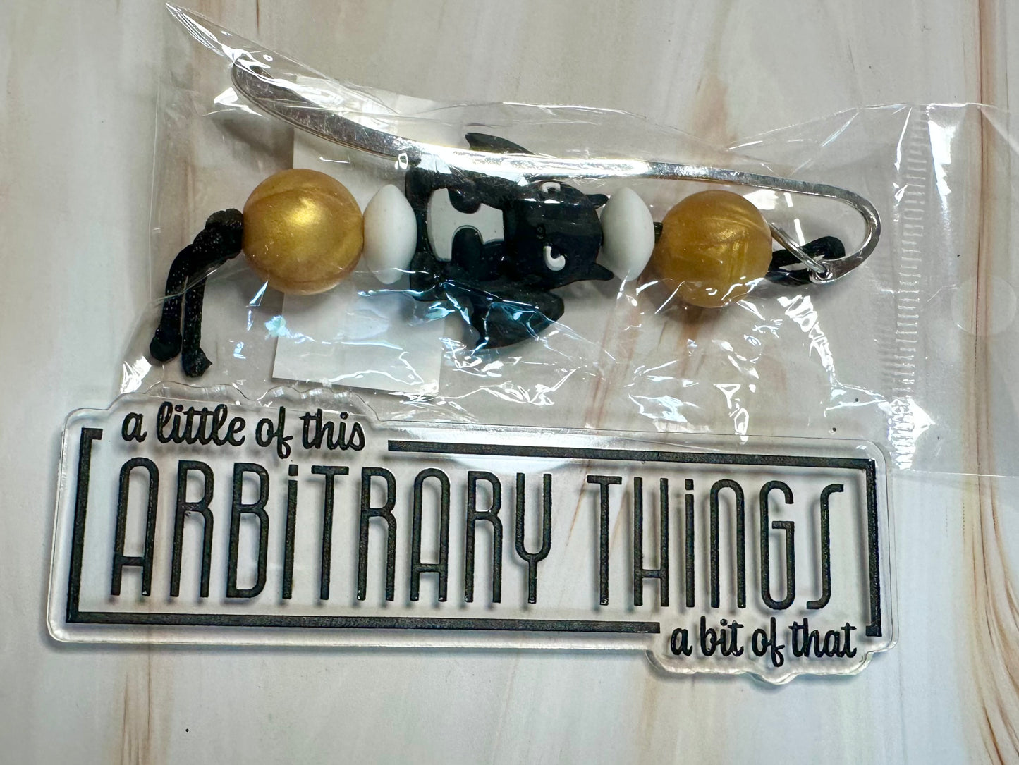 Black 3D Dragon Bookmark