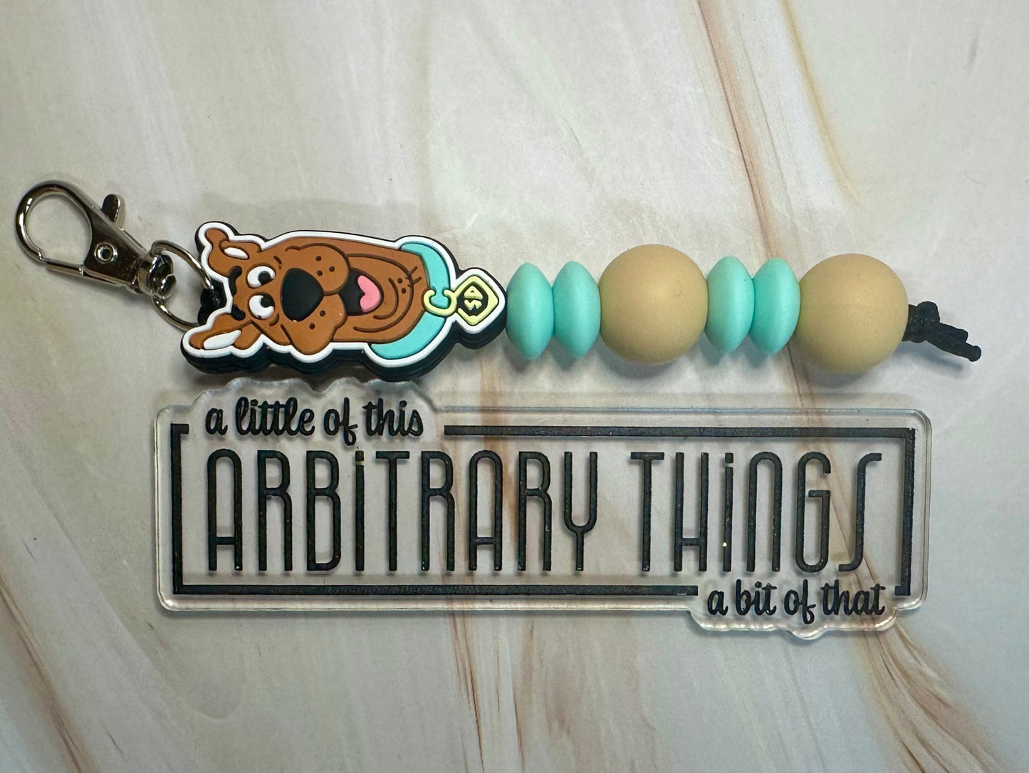 Mystery Dog Zipper Pull