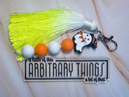 String Tassel Ghost Keychain