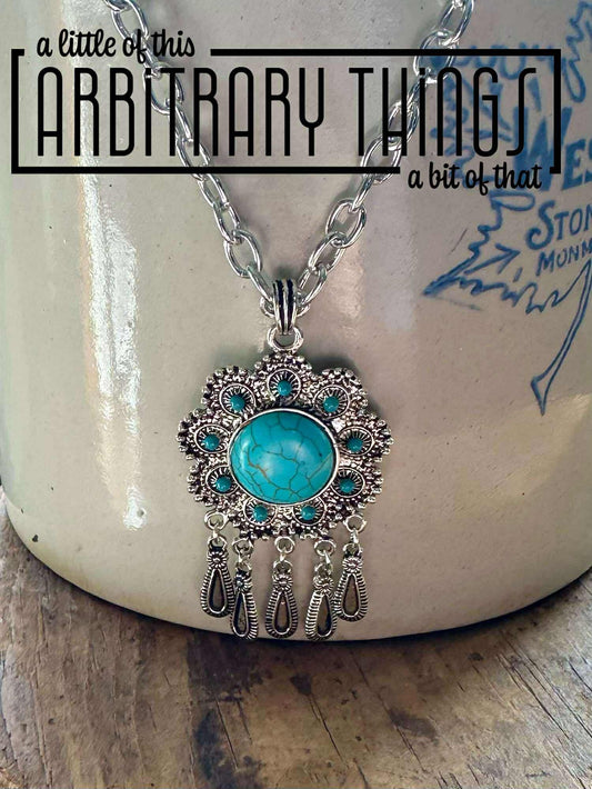 Turquoise Pendant Necklace