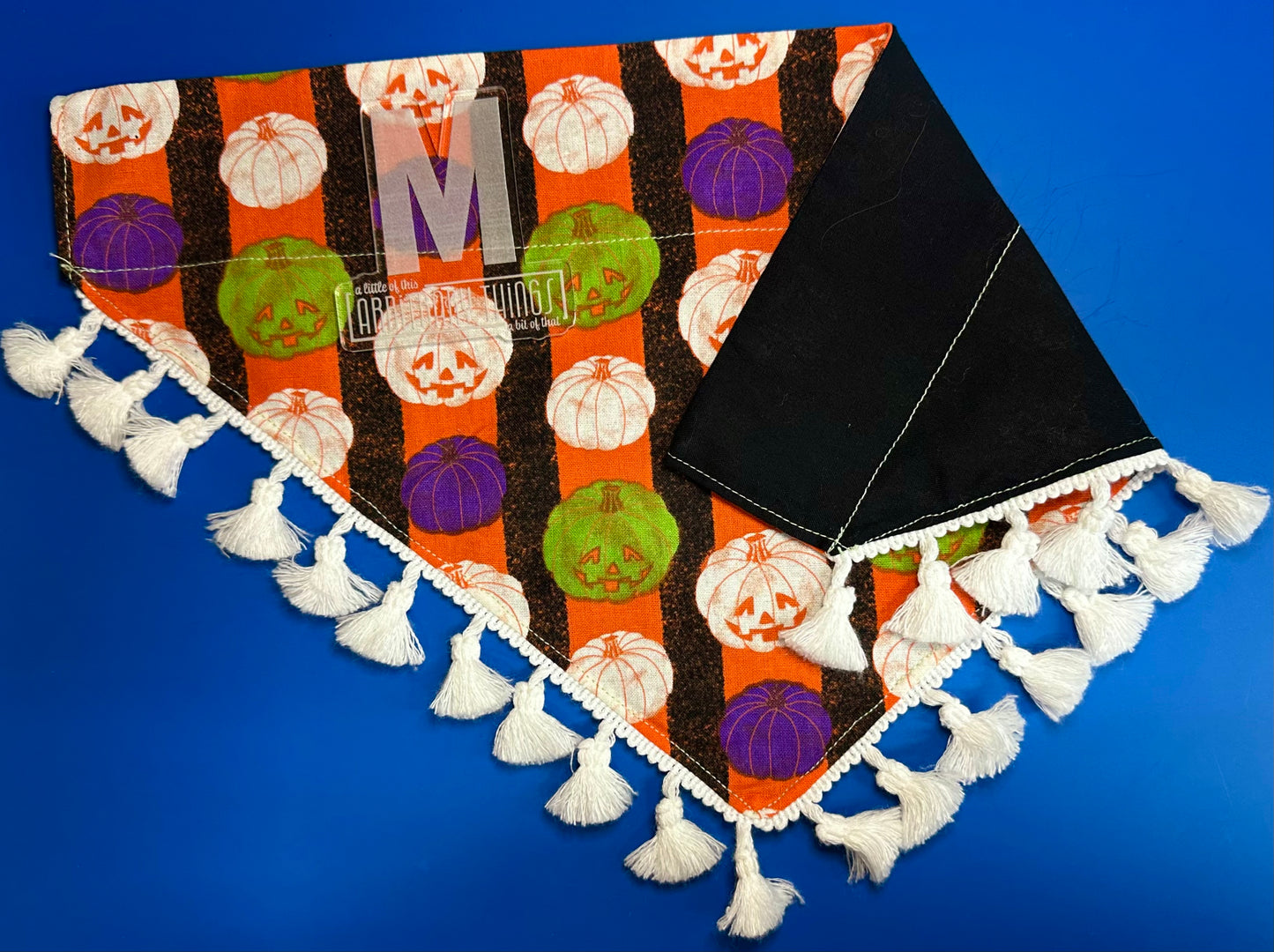 Decorative Over the Collar Dog Bandana (Medium)