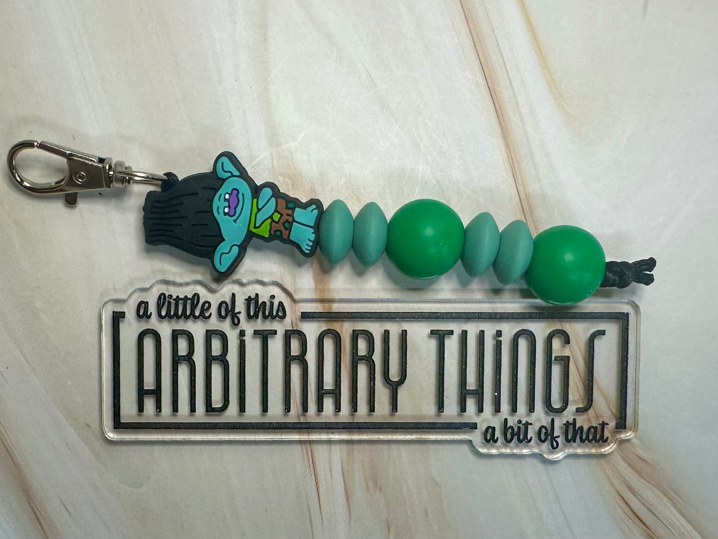 Blue Guy Zipper Pull